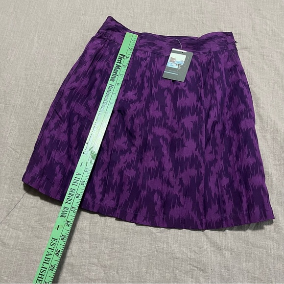 Kimchi Blue Purple Pleated A-Line Mini Skirt Urban Outfitters Romantic femme - Picture 7 of 8